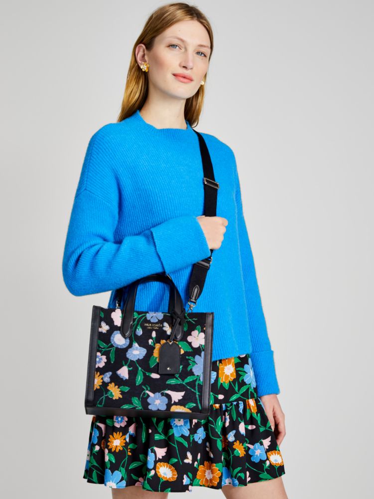 spade flower jacquard mahattan mini tote - Kate Spade