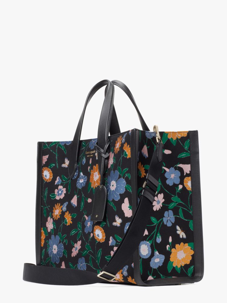 Kate Spade,manhattan floral jacquard large tote,Large,