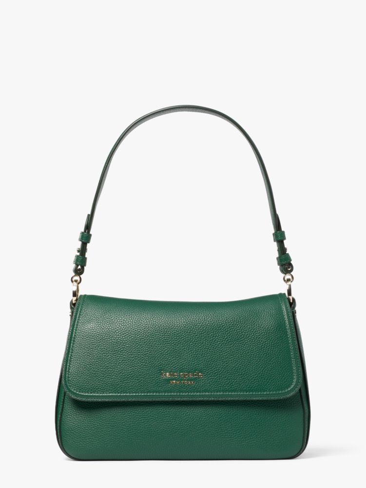 Kate Spade,Hudson Medium Convertible Shoulder Bag,shoulder bags,Medium,Arugula