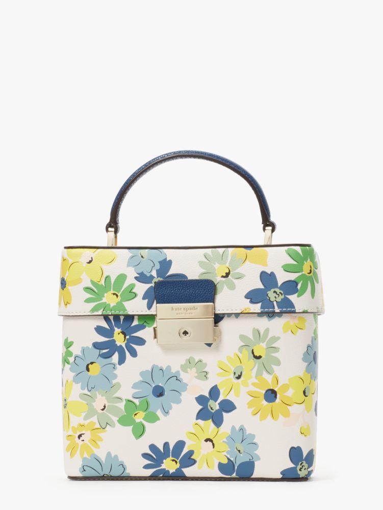 kate spade, Bags, Kate Spade Road Trip Floral Large Tote Bag Blue Multi