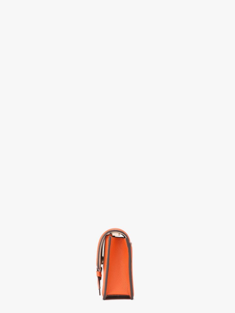Kate Spade,ノット キャンバス フラップ クロスボディ,ドライアプリコットマルチ