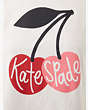 Kate Spade,cherry t-shirt,75%,Fresh White