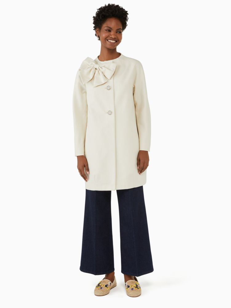 Kate Spade,dorothy trench coat,Cream