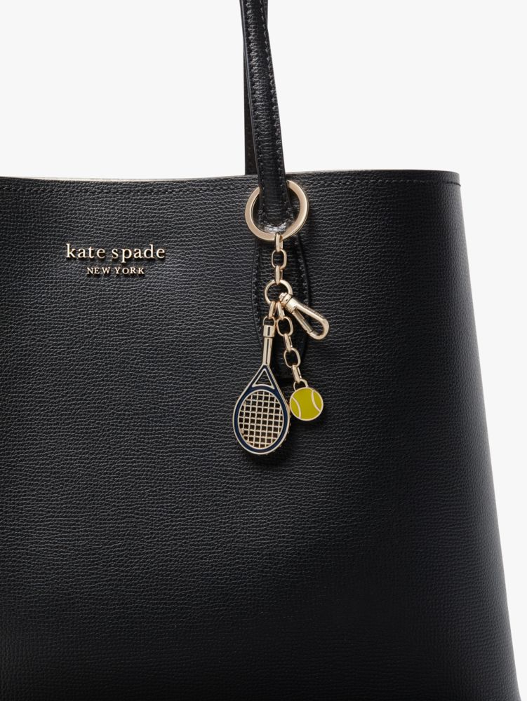 Kate Spade,Courtside Tennis Keychain,keychains,Multi