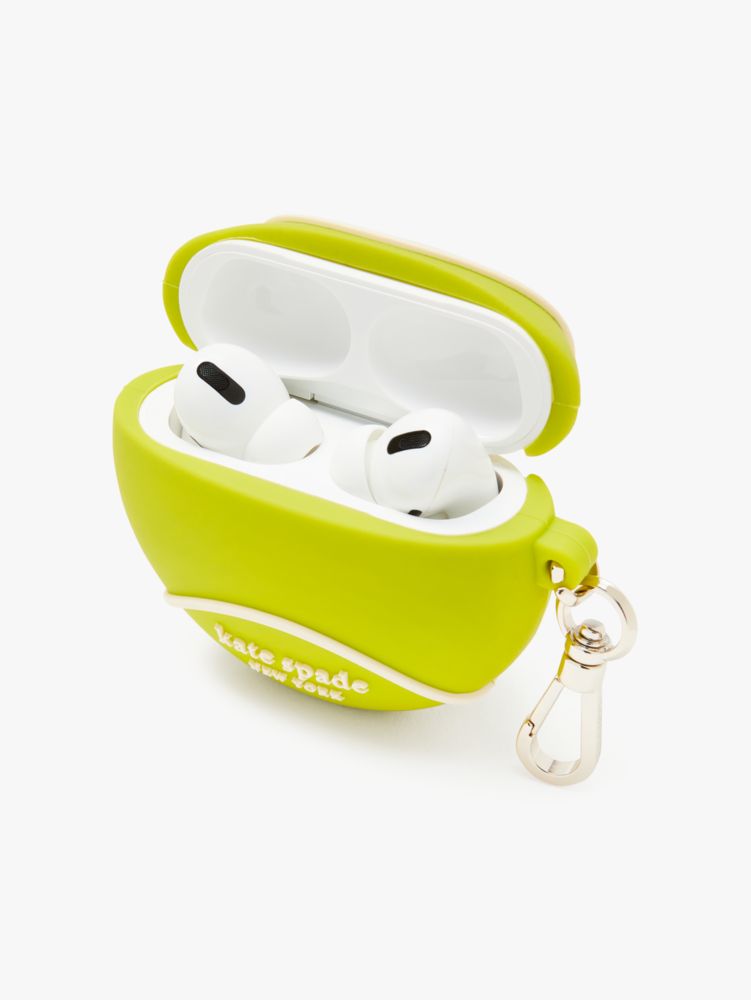 Courtside Silicone 3d Tennis Ball Airpods Pro Case, Granny Smith Green, Product