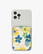 Kate Spade,Spencer Floral Medley Sticker Pocket,Parchment Multi