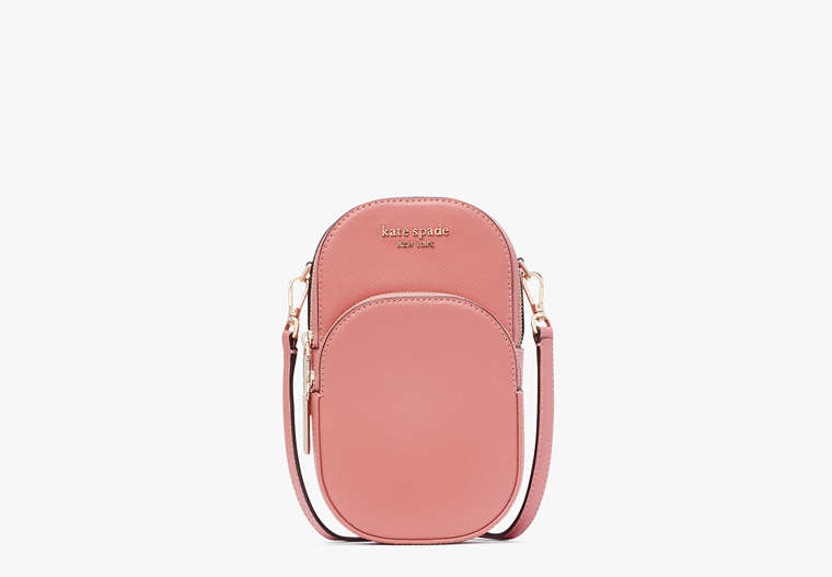 Kate Spade,Spencer North South Phone Crossbody,phone cases,Small,Serene Pink image number 0