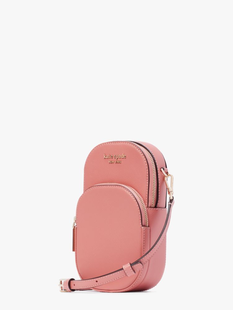 Kate Spade,Spencer North South Phone Crossbody,phone cases,Small,Serene Pink