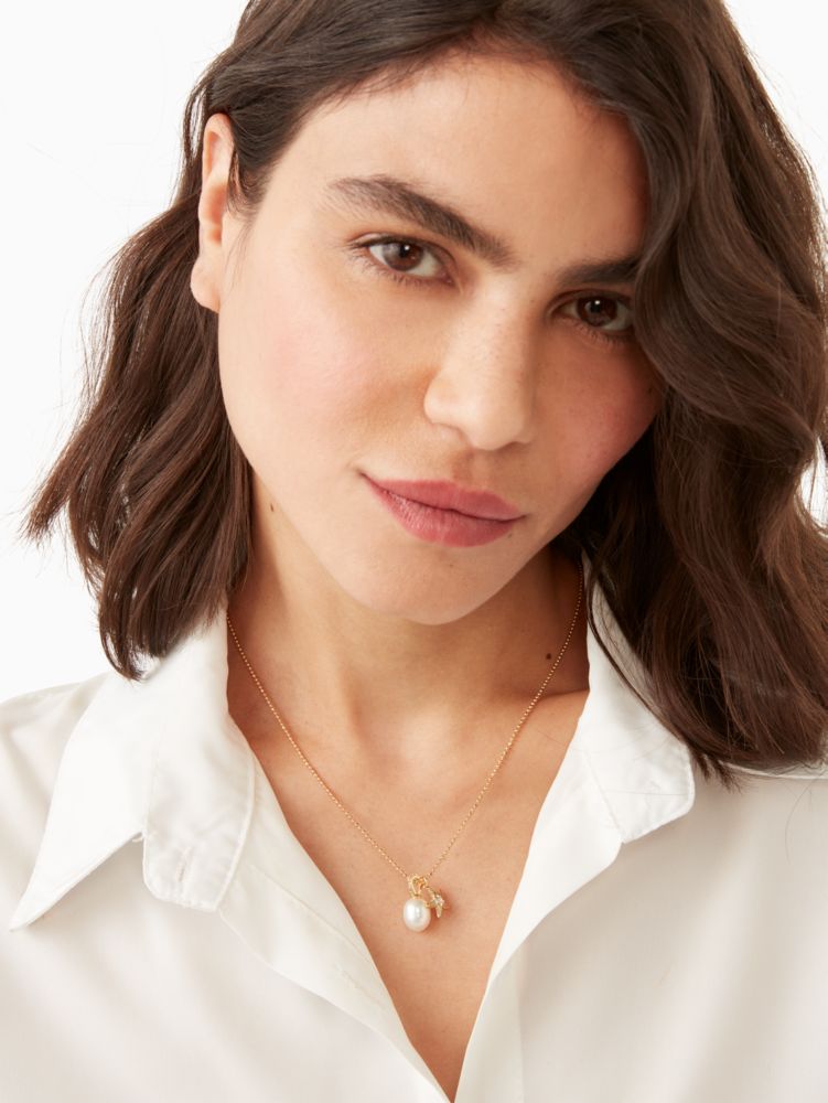 Kate Spade,sea star charm pendant,Cream Multi