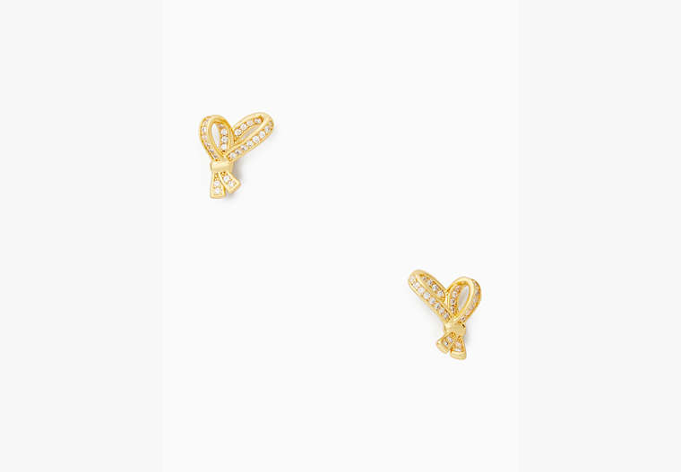 Kate Spade,all tied up pave studs, image number 0