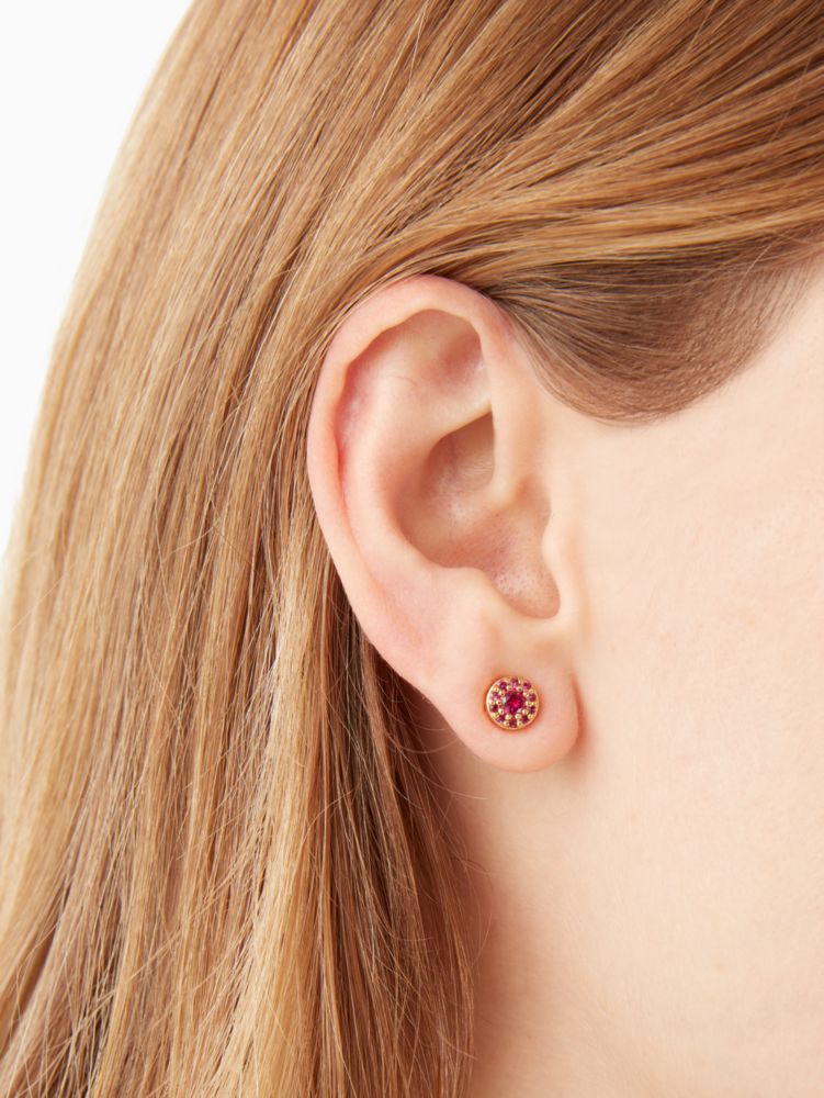 Kate Spade,something sparkly pave studs,earrings,Ruby