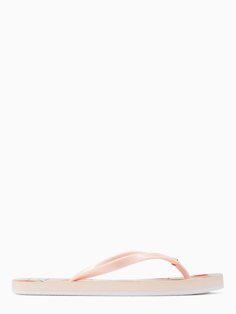 Kate Spade,New Fiji Watermelon Flip Flops,Rubber,Flip Flops,Ripstop,Pool,