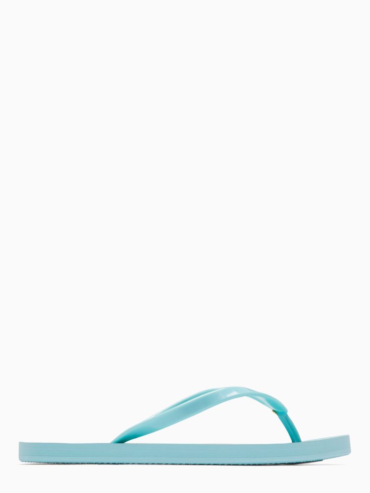 Kate spade blue hot sale flip flops