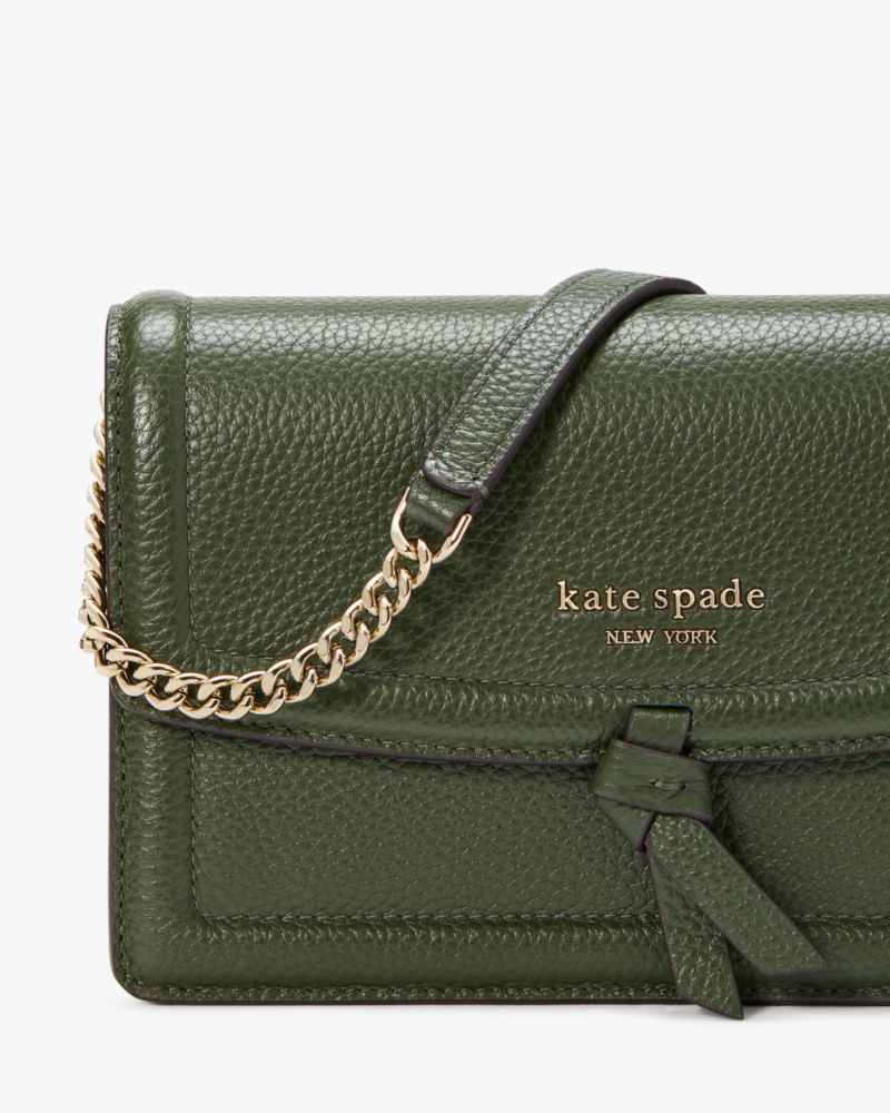 Kate Spade Retail 40% OFF SALE • Kate Spade Knott Flap Crossbody — Php7000  via aircargo ETA: 3-4 weeks DETAILS pebbled leather spade…