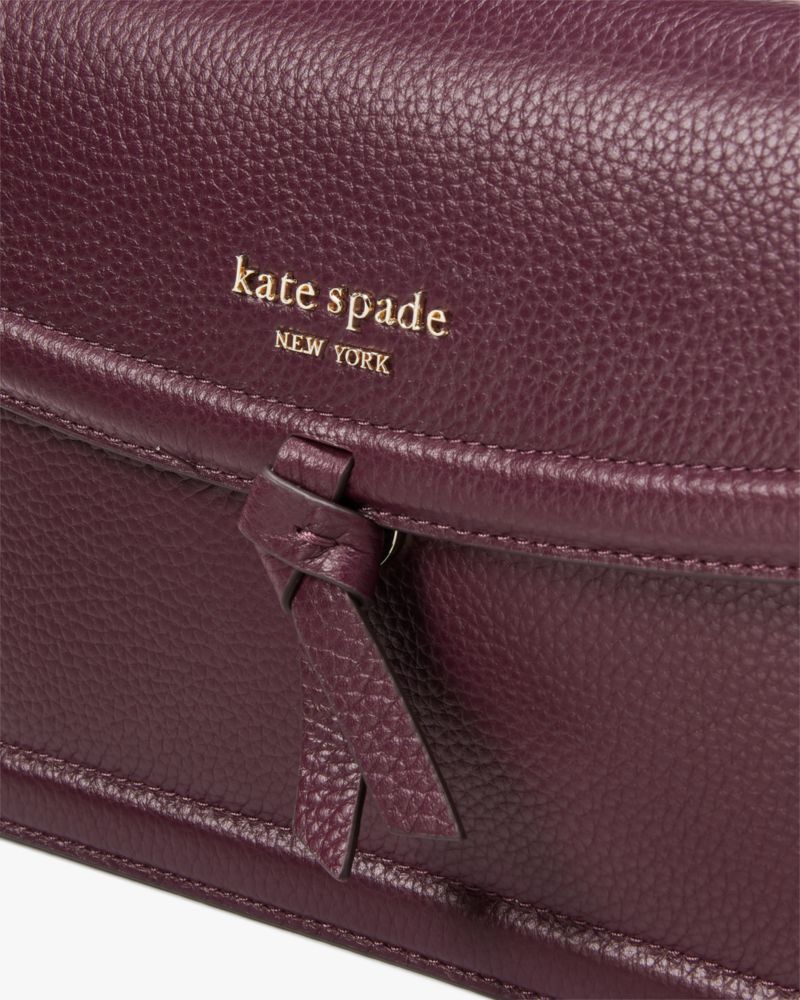 Kate Spade Knott Metallic Flap Crossbody Rose Gold K5615 – LussoCitta