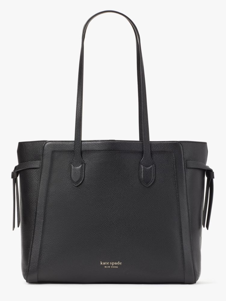 Kate Spade,Knott Large Zip Tote,tote bags,Large,Work,Black