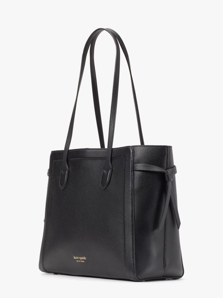 Kate Spade,Knott Large Zip Tote,tote bags,Large,Work,Black