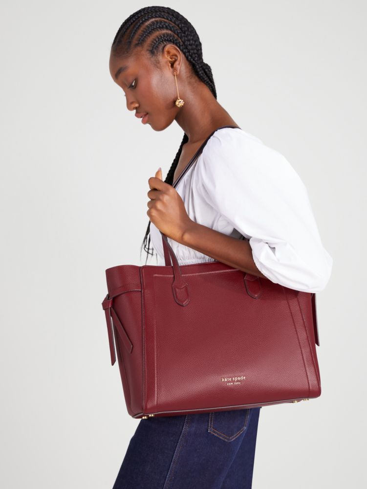 Kate Spade,Knott Large Zip Tote,