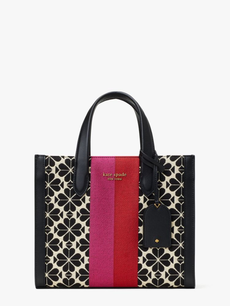 Kate Spade Manhattan Floral Jacquard Small Tote Bone Multi