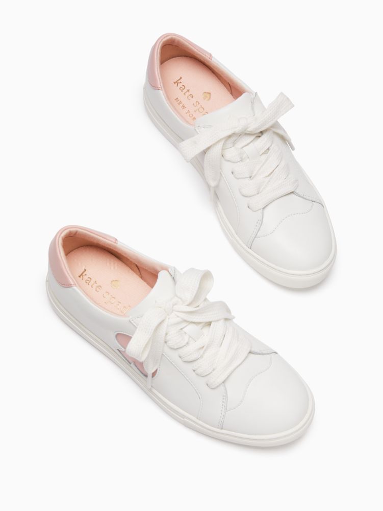 Kate Spade,fez sneakers,sneakers,Optic White/Rose Smoke