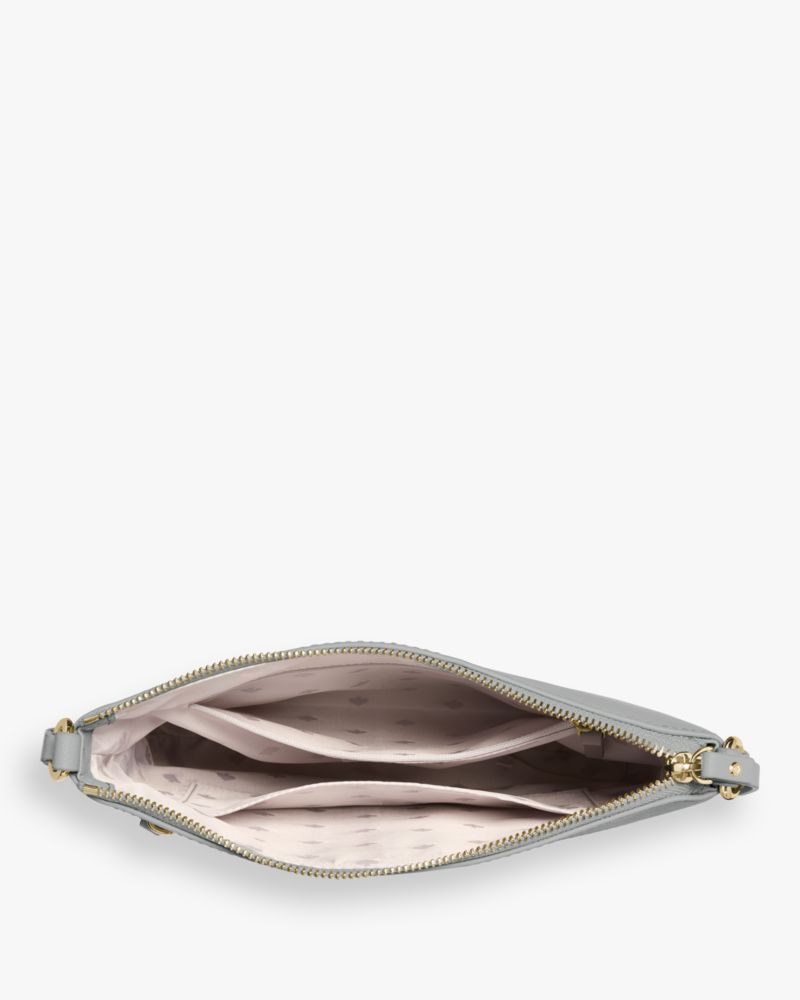 Kate Spade,Laurel Way Rima Crossbody,Leather,Crossbody,Metal,Logo,Lined,Casual,