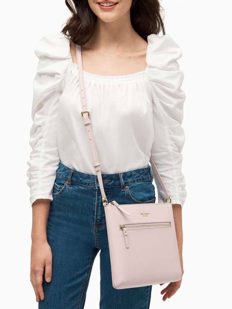 Kate Spade,laurel way rima crossbody,crossbody bags,Chalk Pink