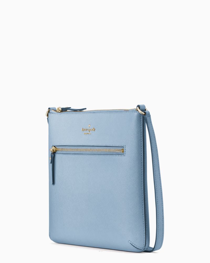 Kate Spade,Laurel Way Rima Crossbody,Leather,Crossbody,Logo,Metal,Lined,Casual,