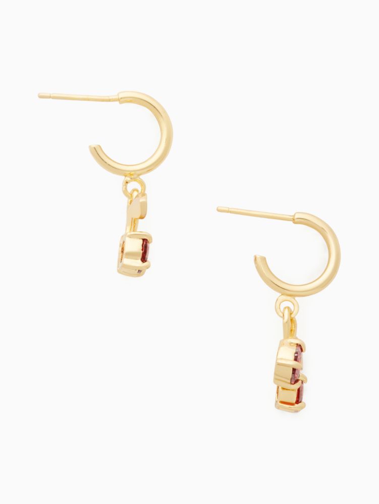 Kate Spade,cherry huggies,earrings,