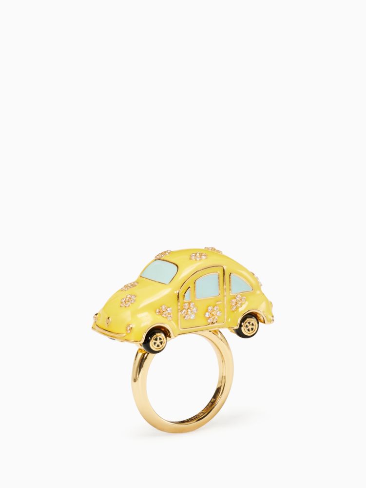 Kate Spade,off we go car ring,50%,Yellow Multi