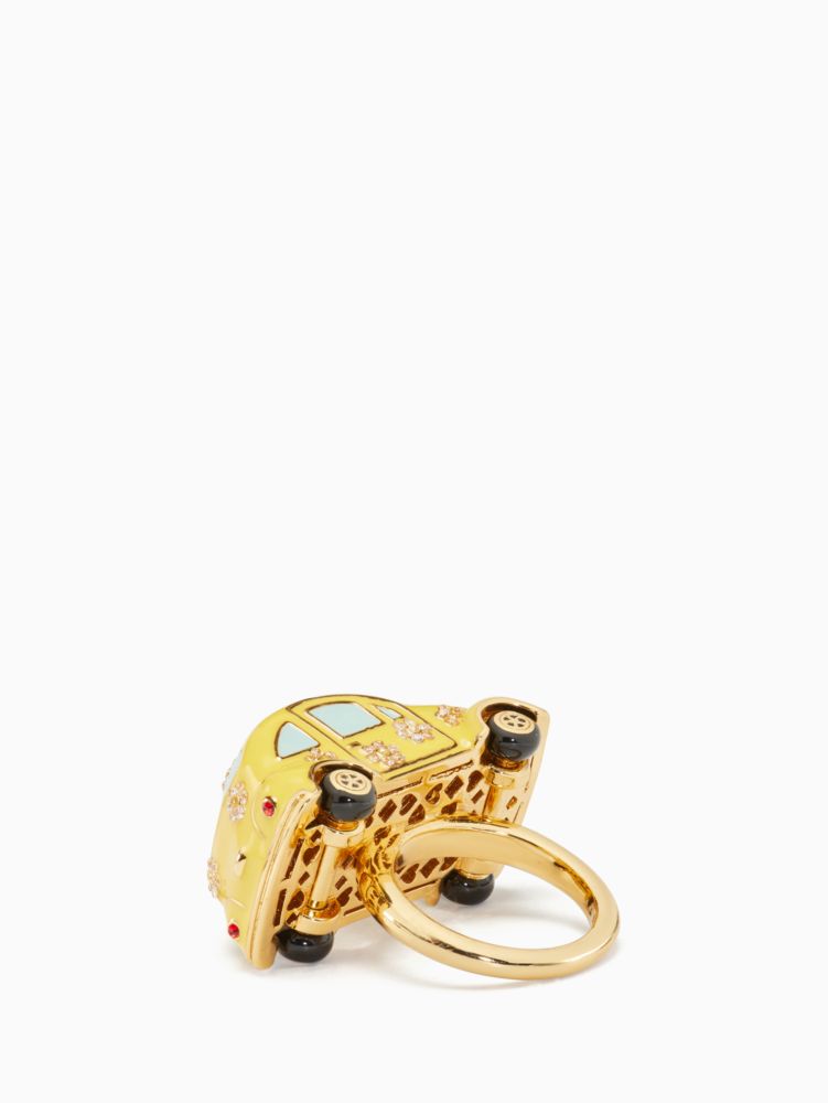 Kate Spade,off we go car ring,50%,Yellow Multi