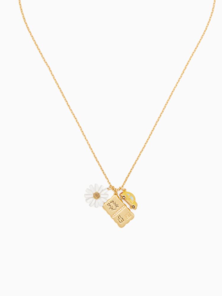 Kate spade 2025 charm necklace