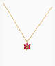 Kate Spade,first bloom mini pendant necklace,