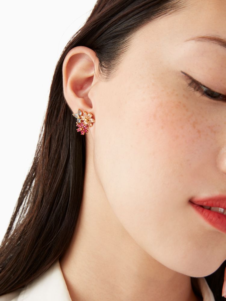 Kate spade cluster earrings sale