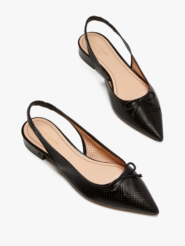 Black Veronica Flats