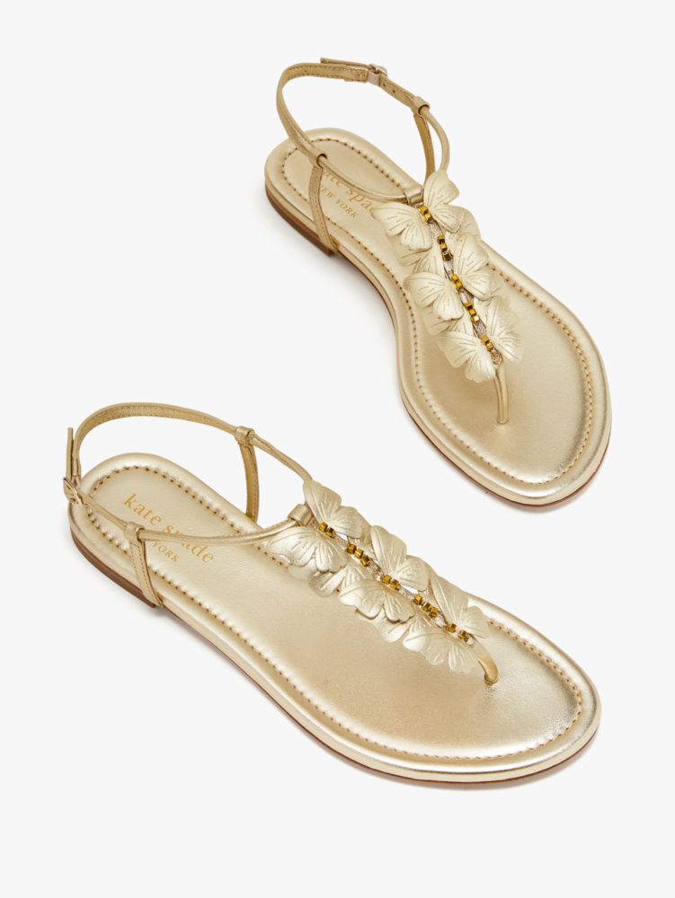 Kate spade deals gold sandals