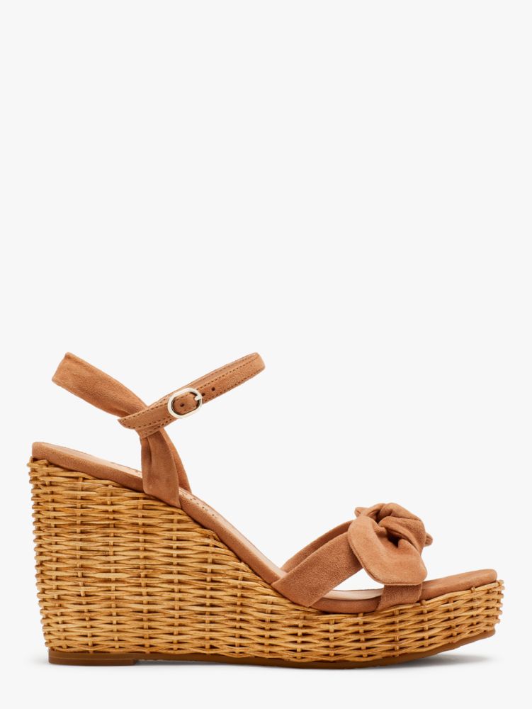 Kate Spade,Patio Platform Wedges,sandals,Casual,Medium Biscotti