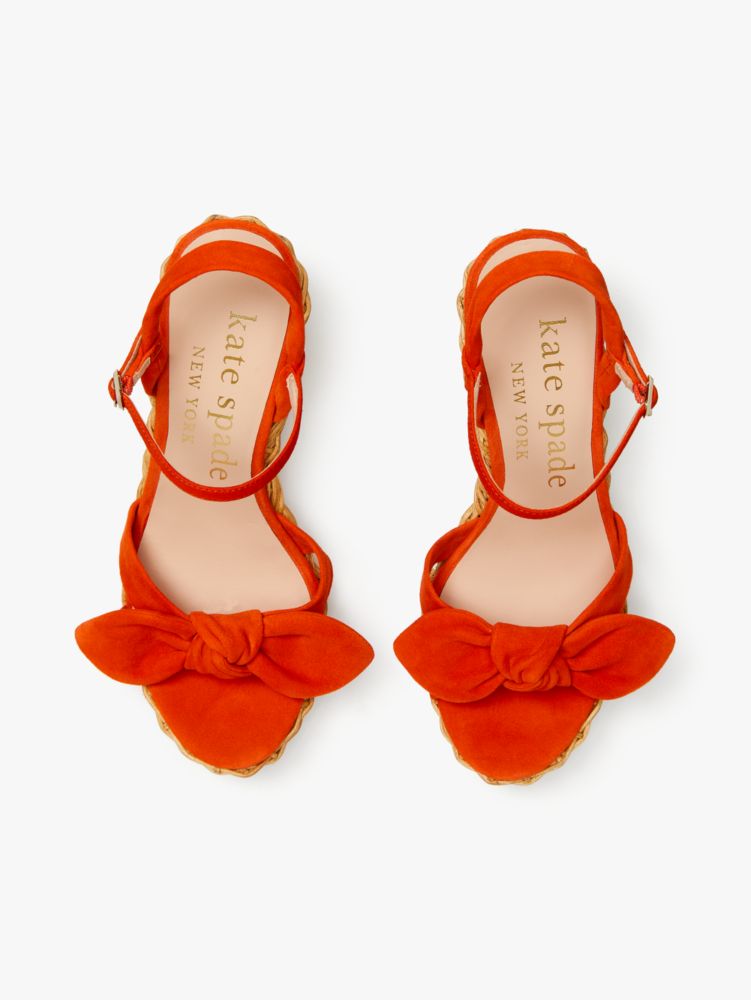 Kate Spade,Patio Platform Wedges,sandals,Casual,Dried Apricot