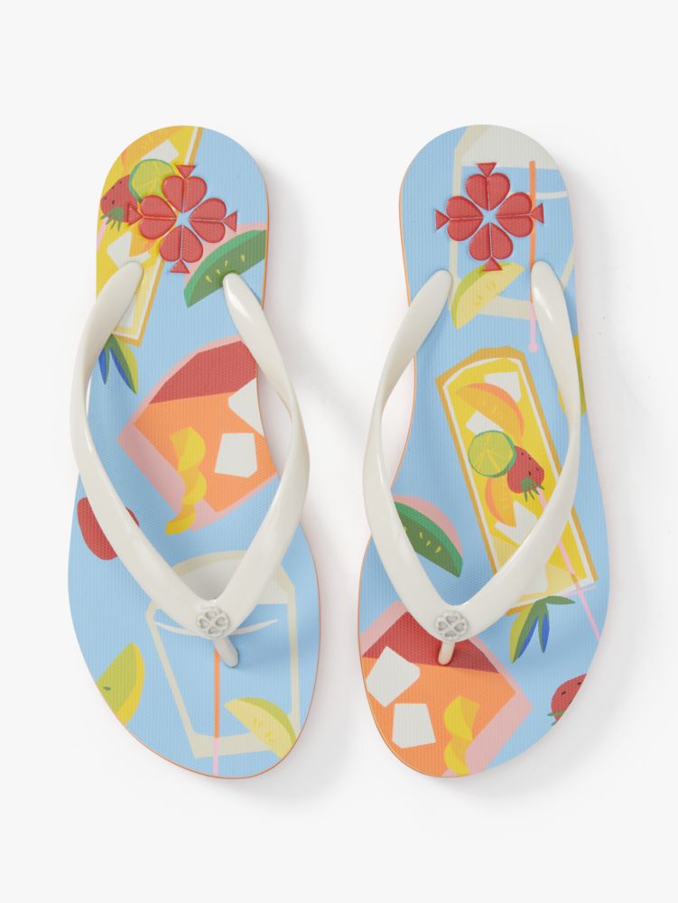 Kate Spade,Flyaway Flip Flops,sandals,Cocktails