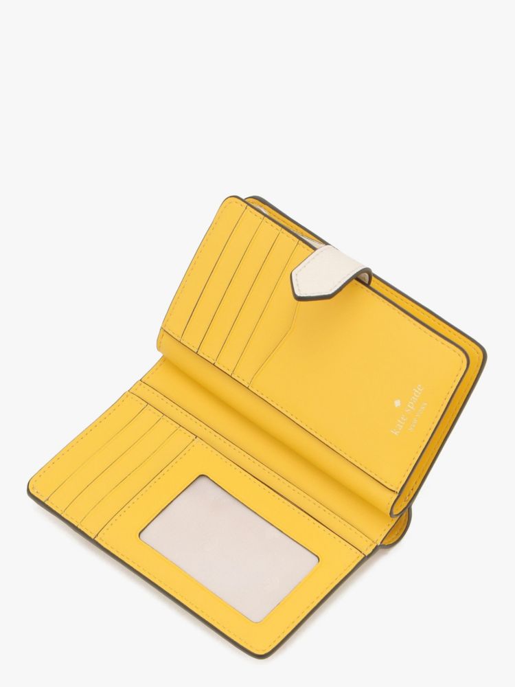 Kate Spade,ステイシー ミディアム コンパクト バイフォールド ウォレット,財布小物,パーチメントマルチ