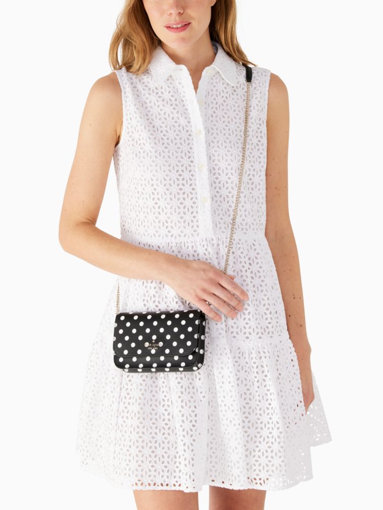 Kate spade black and white polka dots cross body bag in 2023