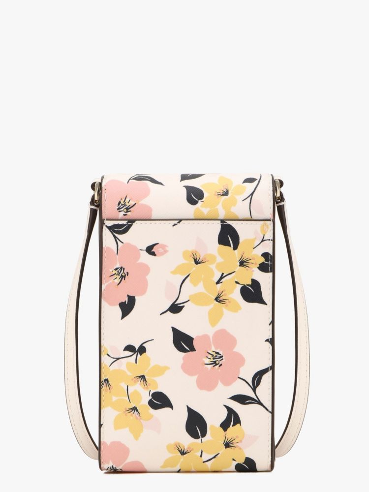 Kate Spade,ステイシー ノース サウス フラップ フォン クロスボディ,テック,クリームマルチ