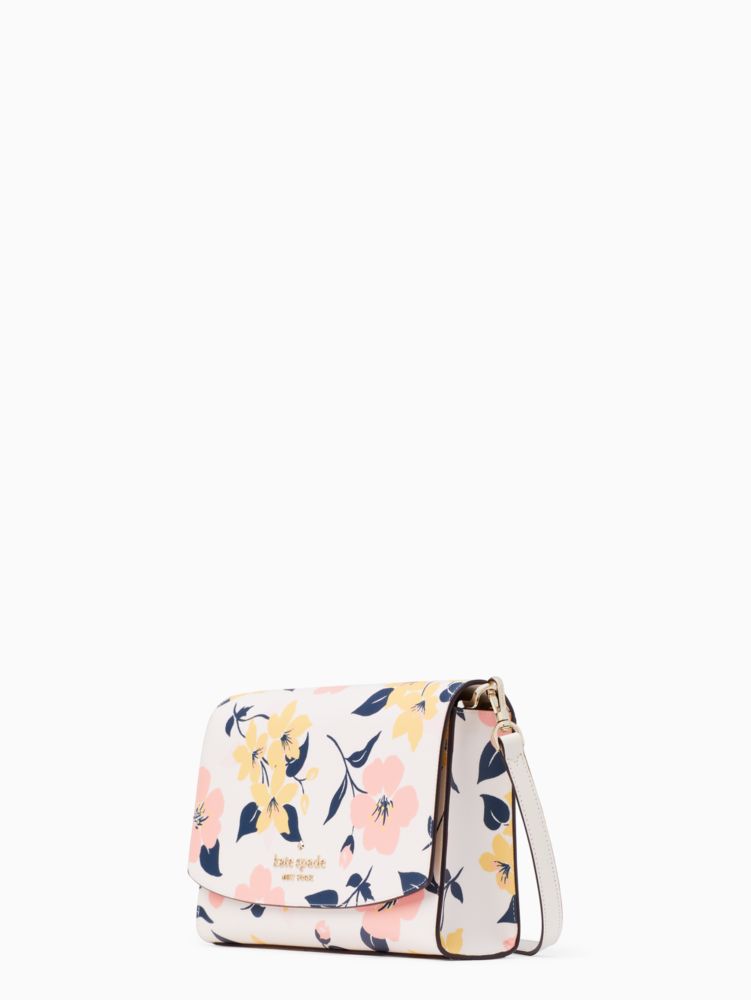 Kate Spade Carson Convertible Crossbody Lily Blooms, Luxury, Bags & Wallets  on Carousell