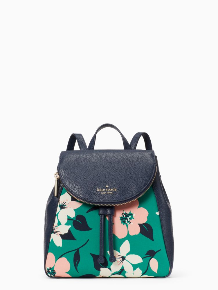 kate spade, Bags, Kate Spade Lily Blooms Printed Canvas Flap Top Handle  Satchel Crossbody Green