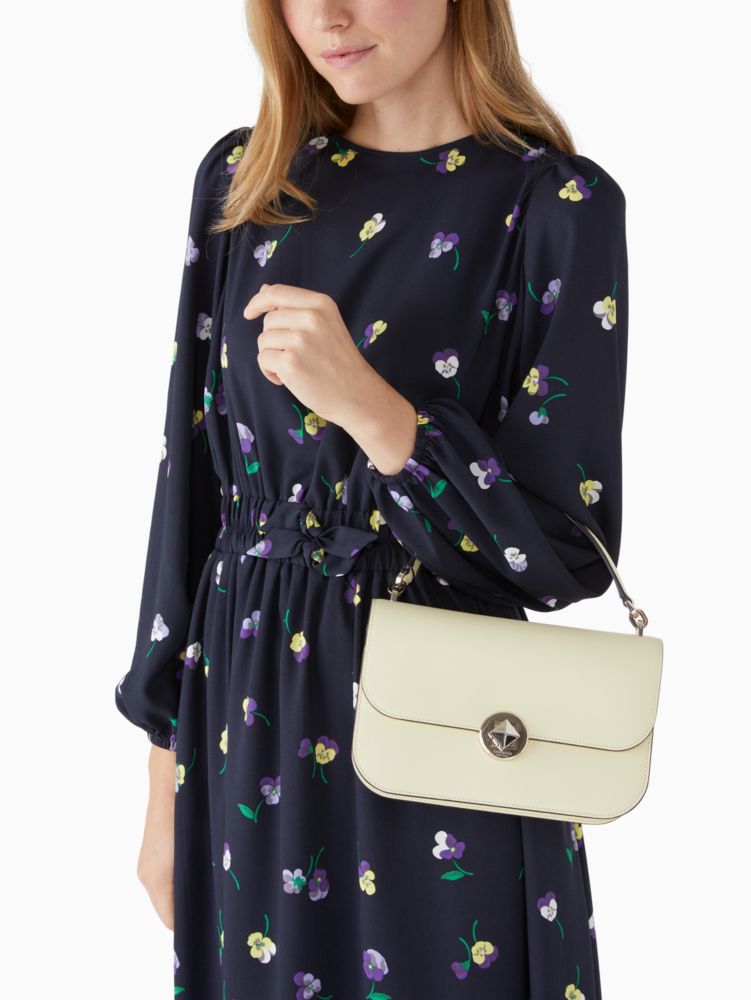 Kate Spade,audrey flap crossbody,Lemon Fondant