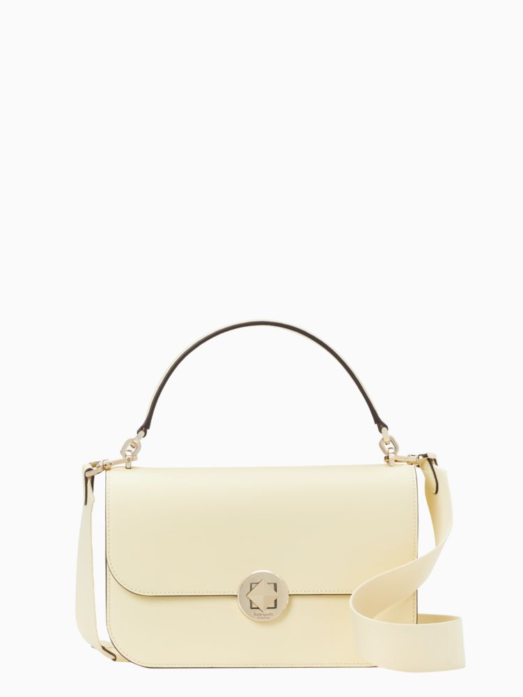 Kate Spade,audrey flap crossbody,Lemon Fondant
