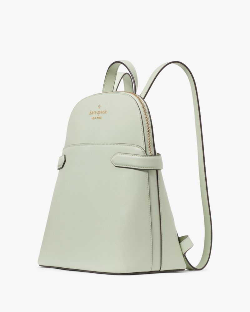 Kate Spade,staci dome backpack,backpacks,Light Olive