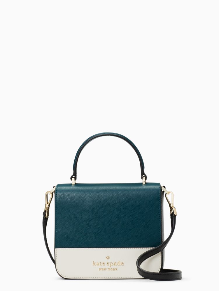 Kate Spade,staci square crossbody,crossbody bags,Peacock Sapphire Multi