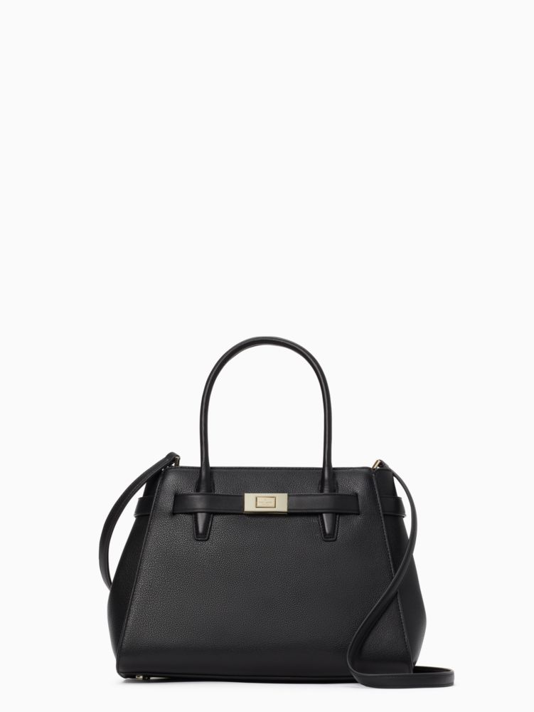 Kate Spade,lucia medium satchel,satchels,Black