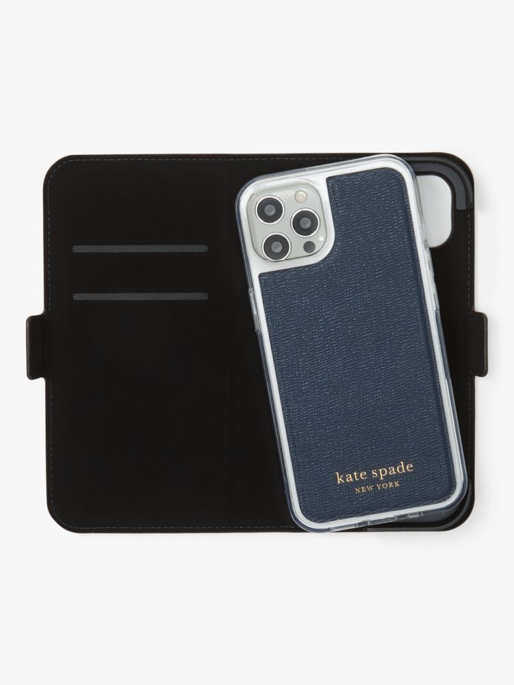 Kate Spade,Spencer Floral Medley iPhone 13 Magnetic Wrap Folio Case,