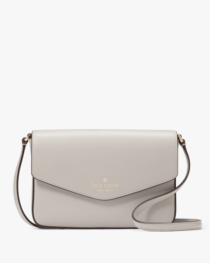 Grey store crossbody purse